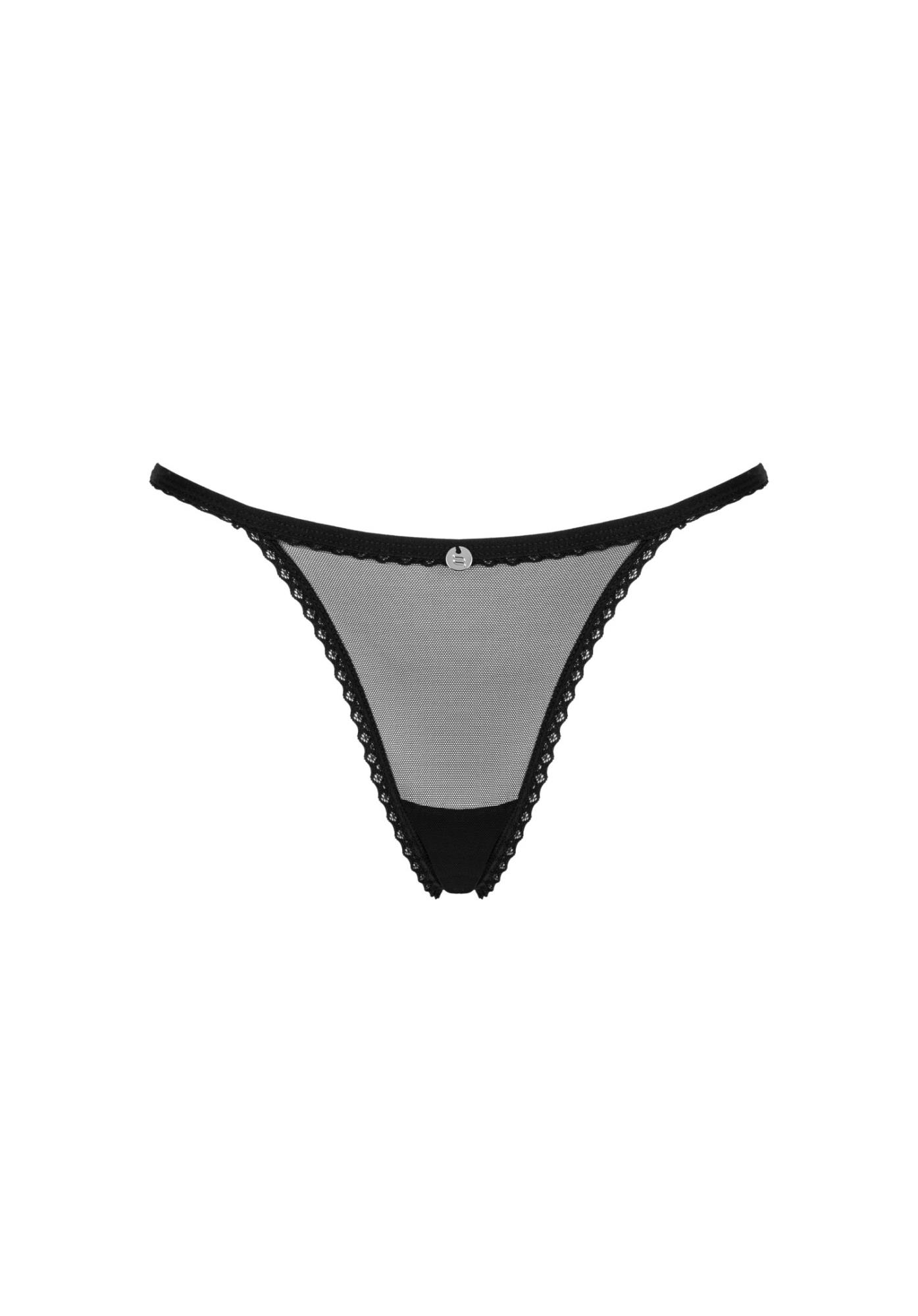 Celia noir thong  m/l